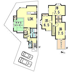 阪急神戸本線 夙川駅 徒歩10分の賃貸一戸建て