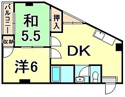 間取図画像 2DK