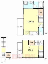 阪神なんば線 出来島駅 徒歩8分 2階/-