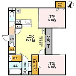 阪急伊丹線 稲野駅 徒歩26分 2階/-