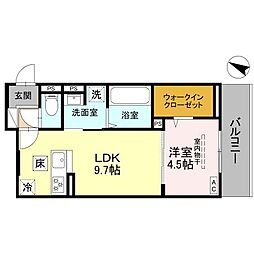 間取図画像 1LDK