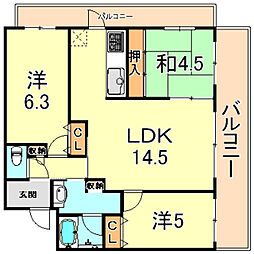 JR東海道・山陽本線 摂津本山駅 徒歩12分 6階/-