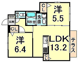 阪急神戸本線 武庫之荘駅 バス11分 池尻下車 徒歩12分 1階/-
