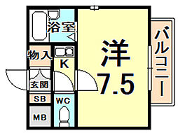 阪急神戸本線 西宮北口駅 徒歩13分
