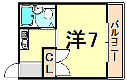 阪急今津線 仁川駅 徒歩20分 2階/-