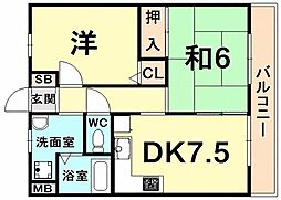 阪急今津線 門戸厄神駅 徒歩14分