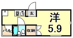 阪急今津線 甲東園駅 徒歩22分 3階/-