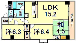 阪神本線 甲子園駅 徒歩7分 4階/-