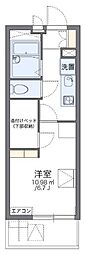 レオパレスシャンテ本町 1Kの間取図画像