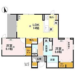 物件の間取り