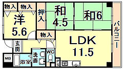 物件の間取り