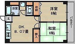 間取図画像 2DK