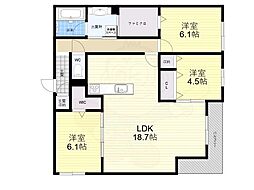 間取図画像 3LDK