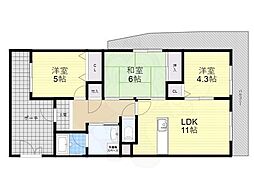 間取図画像 3LDK