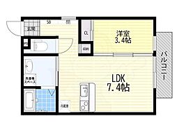 間取図画像 1LDK