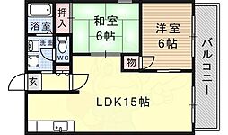 ファインハイツ園田 2階/-
