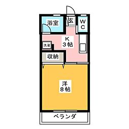 間取図画像 1K