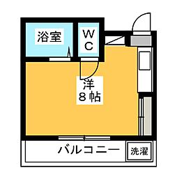 メゾンシルエラ ワンルームの間取図画像