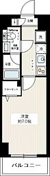 REXZY西川口AZ3 1Kの間取図画像