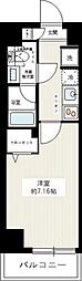 REXZY西川口AZ3 1Kの間取図画像
