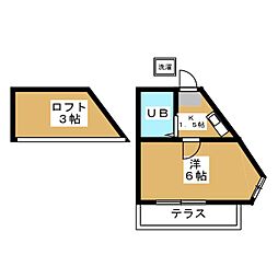 間取図画像 1K