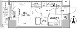 アイルグランデ東京立石 1Kの間取図画像