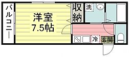 間取図画像 1K