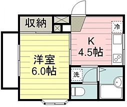 間取図画像 1DK
