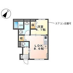 間取図画像 1LDK