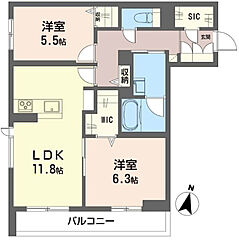 物件の間取り