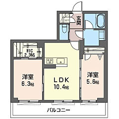 物件の間取り