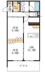 物件の間取り