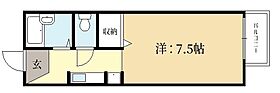 京都府京田辺市三山木直田（賃貸アパート1K・1階・22.17㎡） その2