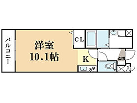 エアリーイースト  ｜ 京都府京田辺市東古森（賃貸マンション1R・1階・27.25㎡） その2