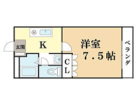 京都府木津川市木津清水（賃貸マンション1K・2階・24.79㎡） その2