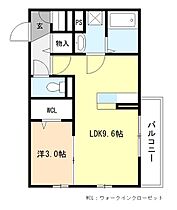 メルベーユドゥ 303 ｜ 京都府京田辺市田辺深田25番地1、39番地の各一部（賃貸アパート1LDK・3階・33.51㎡） その2