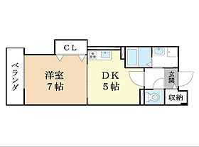 ボヌール  ｜ 京都府京田辺市草内大切（賃貸マンション1DK・2階・34.34㎡） その2