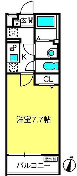 リブリ・プレステージ浦和 ｜埼玉県さいたま市浦和区針ヶ谷3丁目(賃貸マンション1K・2階・23.60㎡)の写真 その2