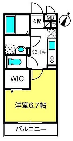 サンセール氷川 ｜埼玉県さいたま市大宮区堀の内町1丁目(賃貸アパート1K・1階・26.49㎡)の写真 その2