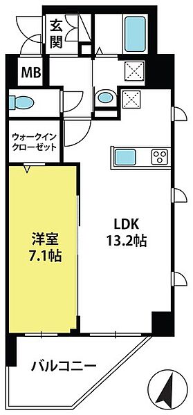 グランヴレーユ ｜埼玉県さいたま市大宮区桜木町1丁目(賃貸マンション1LDK・3階・48.64㎡)の写真 その2