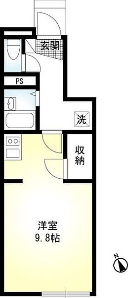 エスタシオン大成 ｜埼玉県さいたま市北区東大成町1丁目(賃貸アパート1R・1階・25.97㎡)の写真 その2