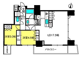 オープンレジデンシア大宮フロント  ｜ 埼玉県さいたま市大宮区下町1丁目21-1（賃貸マンション2LDK・7階・70.10㎡） その2