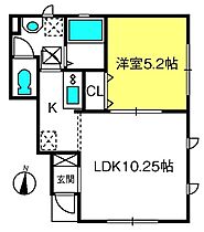 アルブルチドリ  ｜ 埼玉県さいたま市浦和区岸町3丁目16-9（賃貸アパート1LDK・1階・34.98㎡） その2