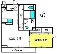 アズール  ｜ 埼玉県上尾市上平中央1丁目10-21（賃貸アパート1LDK・3階・46.25㎡） その2