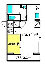 Noble Palece北浦和  ｜ 埼玉県さいたま市浦和区北浦和1丁目（賃貸アパート1LDK・1階・31.56㎡） その2