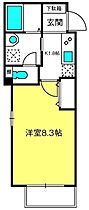 エクセラン大宮  ｜ 埼玉県さいたま市大宮区宮町5丁目119-2（賃貸アパート1K・2階・25.10㎡） その2