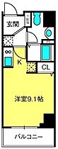 オーキッドレジデンス浦和  ｜ 埼玉県さいたま市浦和区仲町1丁目12-13（賃貸マンション1R・4階・25.04㎡） その2