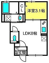 タウンセレッソ  ｜ 埼玉県さいたま市北区日進町1丁目（賃貸アパート1LDK・1階・27.49㎡） その2