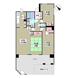 ファミリーフィールズ大宮壱番館 1階3LDKの間取り