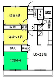 間取図画像 3LDK